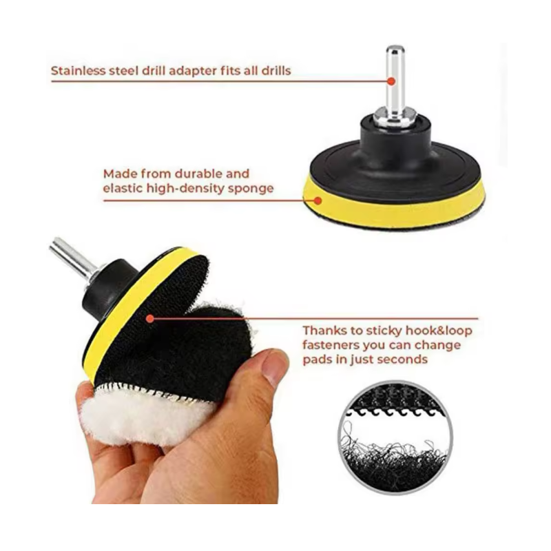Polishing Pad Kit for Drill – 3 Inch
