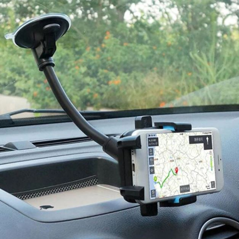 Phone Holder Suction Cup Mount Black