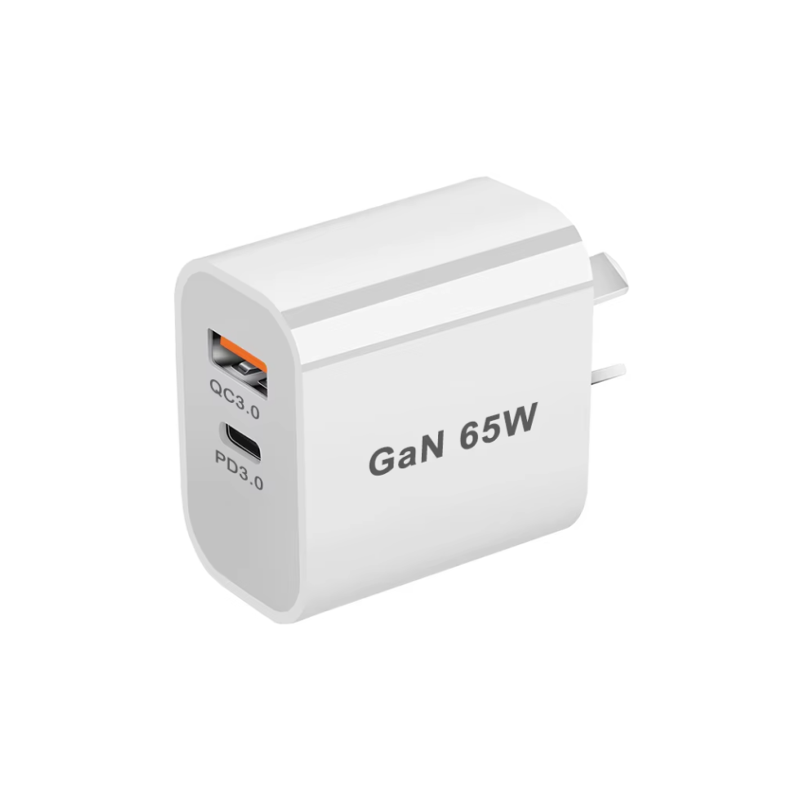 USB Fast Charger 65W QC3.0 and PD Port – White