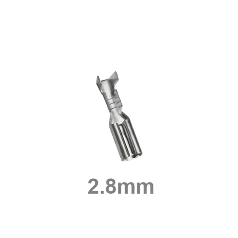 Terminal Connectors 2.8mm Female Spade with Sheath 100 Sets