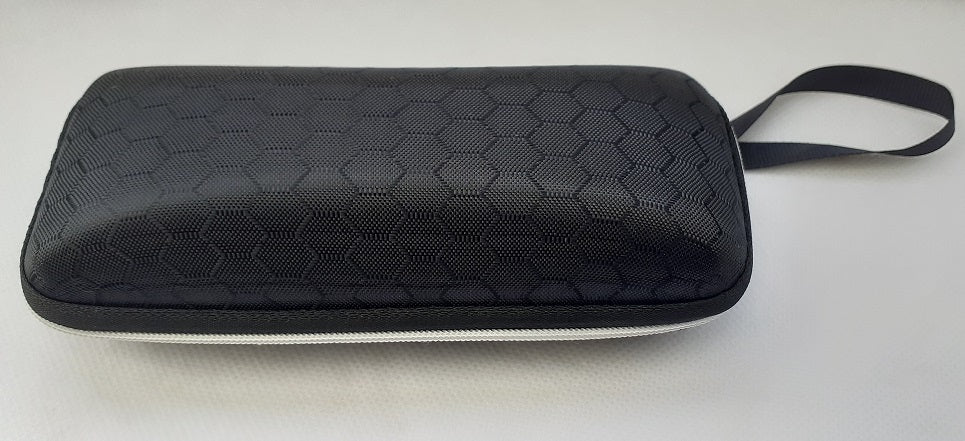 Sunglasses Metal Alloy Black Frame / Yellow Lens With Zipper Case