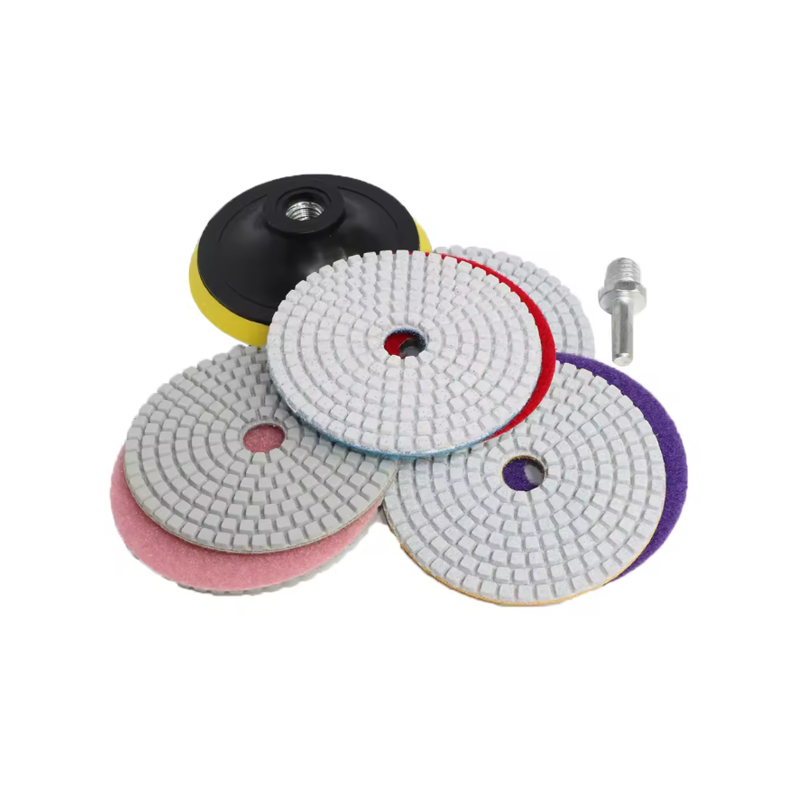Diamond Polishing Pads 9pc Set 4”/100mm