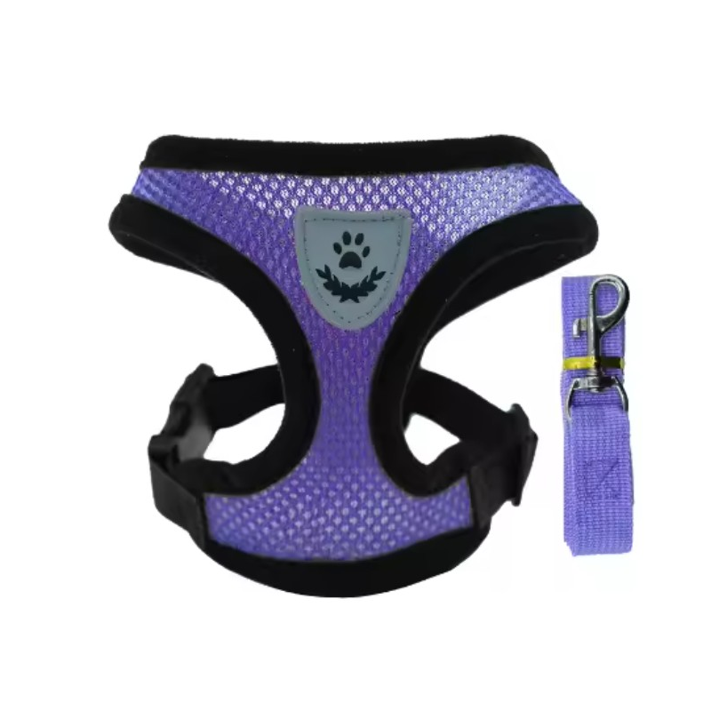 Small Cat / Kitten Harness Vest & Lead - Purple