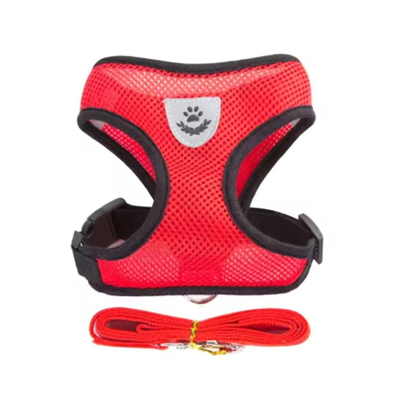 Small Cat / Kitten Harness Vest & Lead - Red