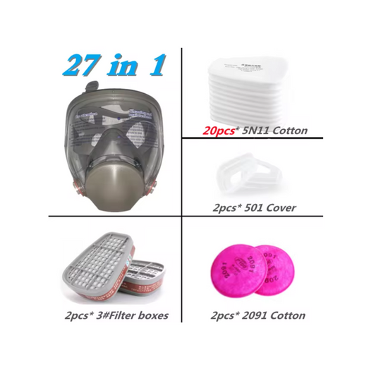 Full Face Protective Spray Mask Respirator Type 6800