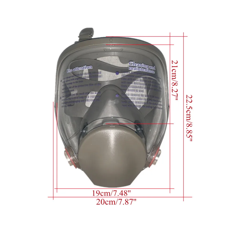 Full Face Protective Spray Mask Respirator Type 6800