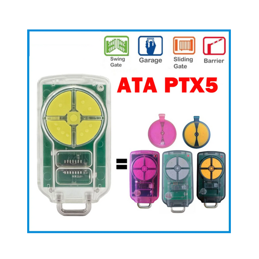 Remote Control ATA PTX-5 TrioCode Garage Door & Gate Opener